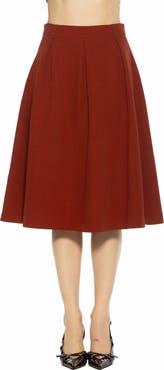 Alexia Admor Camille Pleated Midi Skirt