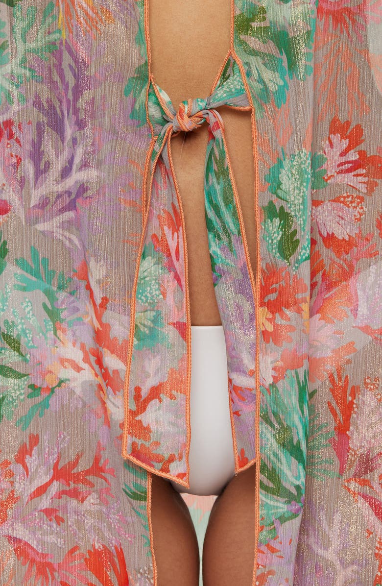 Becca Coral Reef Cover-Up Tunic, Alternate, color, Multi