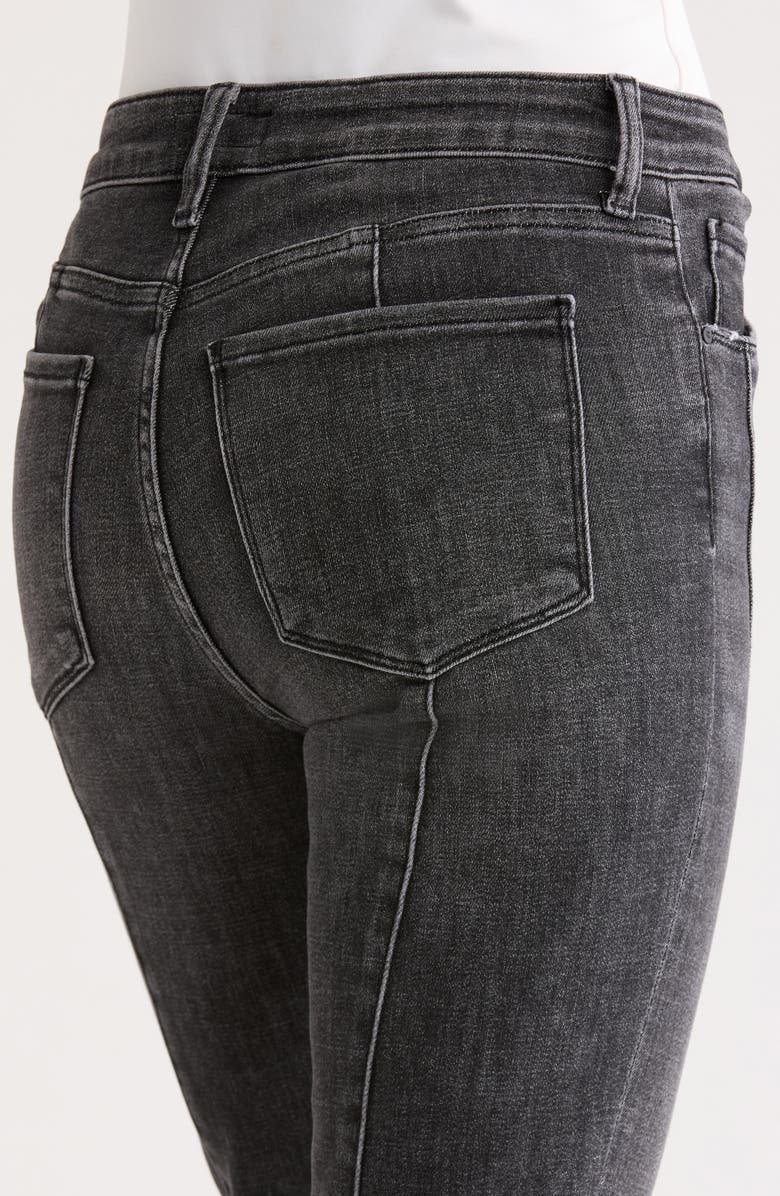 KUT from the Kloth Reese Fab Ab Seamed High Waist Ankle Slim Straight Leg Jeans, Alternate, color, 