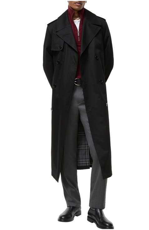 Long Gabardine Hoxton Trench Coat
