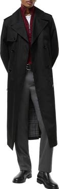 Burberry Long Gabardine Hoxton Trench Coat