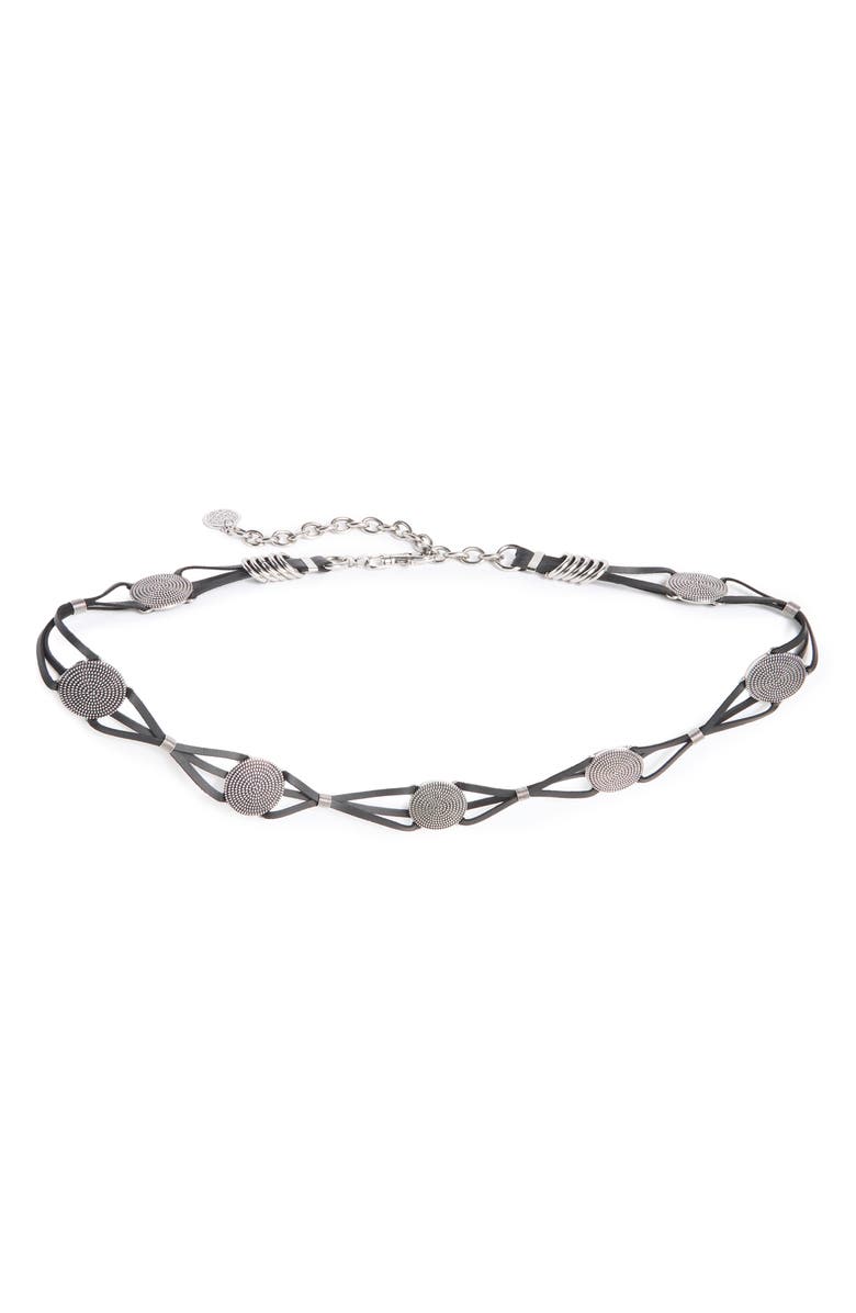 Vince Camuto Round Braided Castings Belt, Main, color,