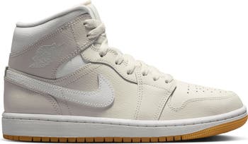 Nike air jordan mid 1 white deals