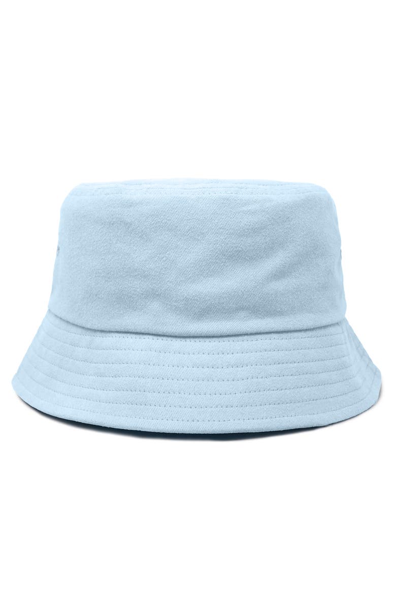 Womens Lil Flower Cotton Bucket Hat, Alternate, color, Forever Blue