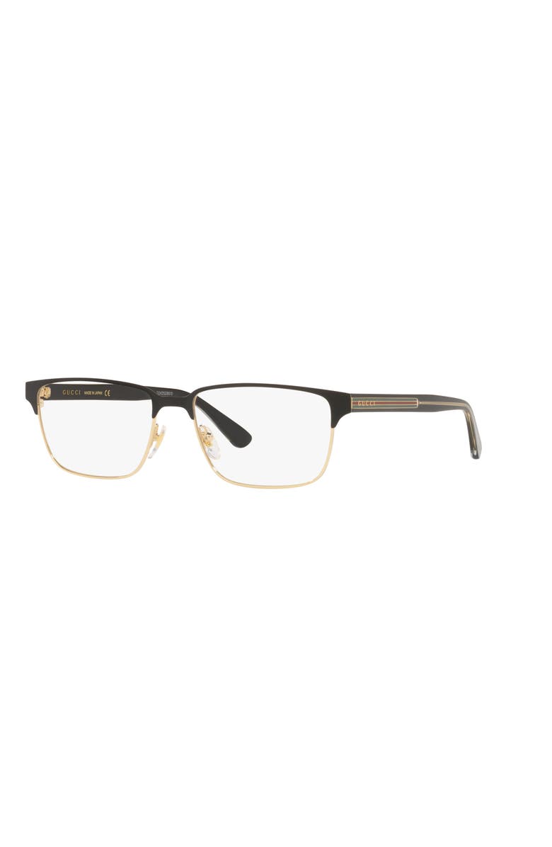 Gucci 58mm Rectangle optical glasses, Main, color,