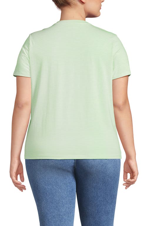LANDS' END LANDS' END RELAXED SUPIMA COTTON CREW NECK T-SHIRT 