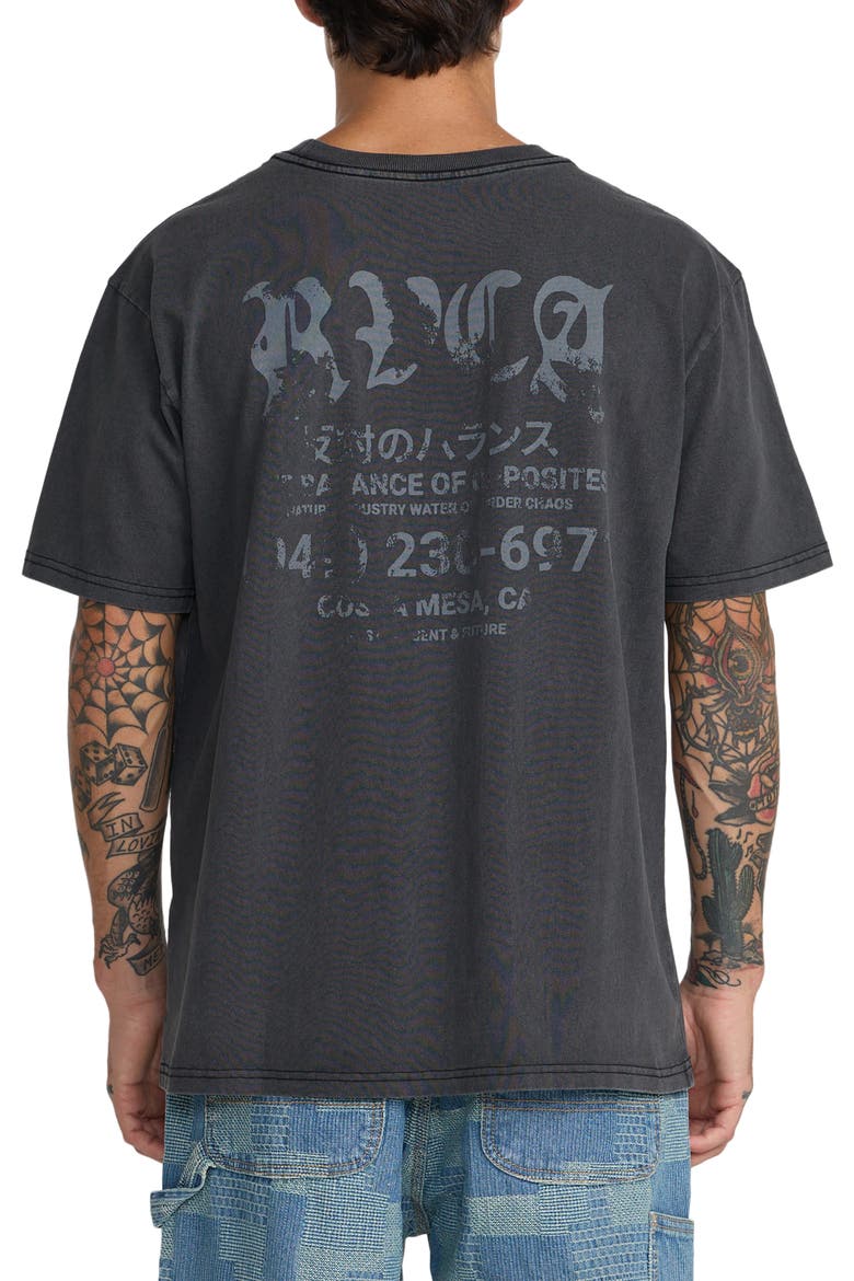 Big Press Cotton Graphic T-Shirt, Alternate, color, BLACK