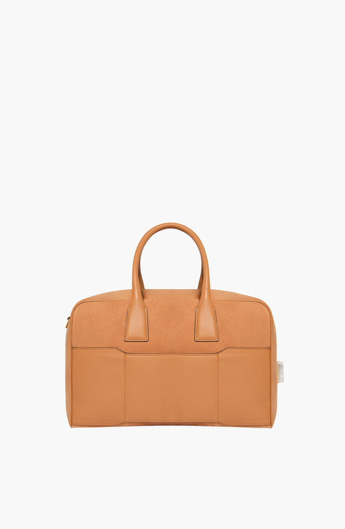 Aviteur Cristallo Nubuck Weekend Bag In Brown