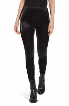 Matilda Foiled Faux Leather Leggings