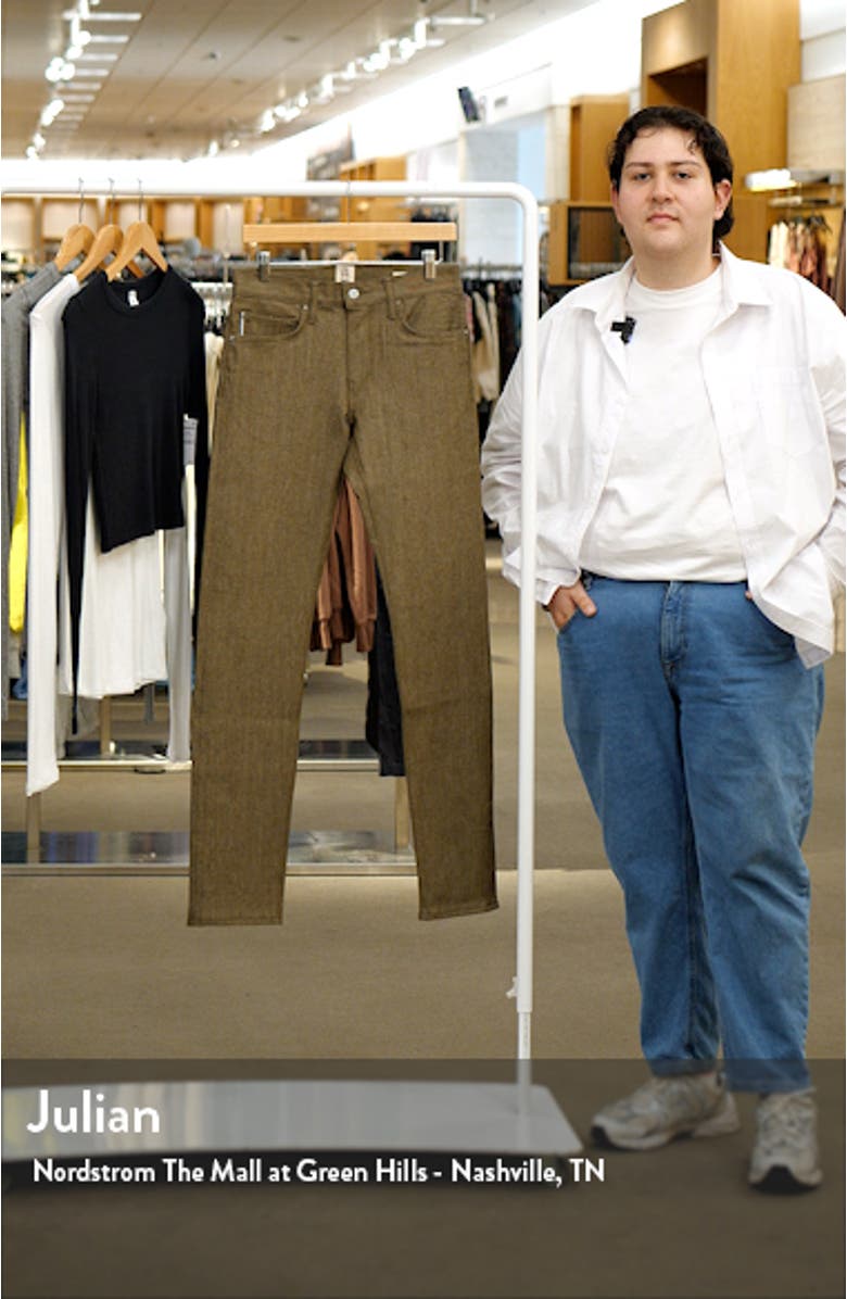 The Pen Slim 10.5-Ounce Stretch Selvedge Jeans, sales video thumbnail