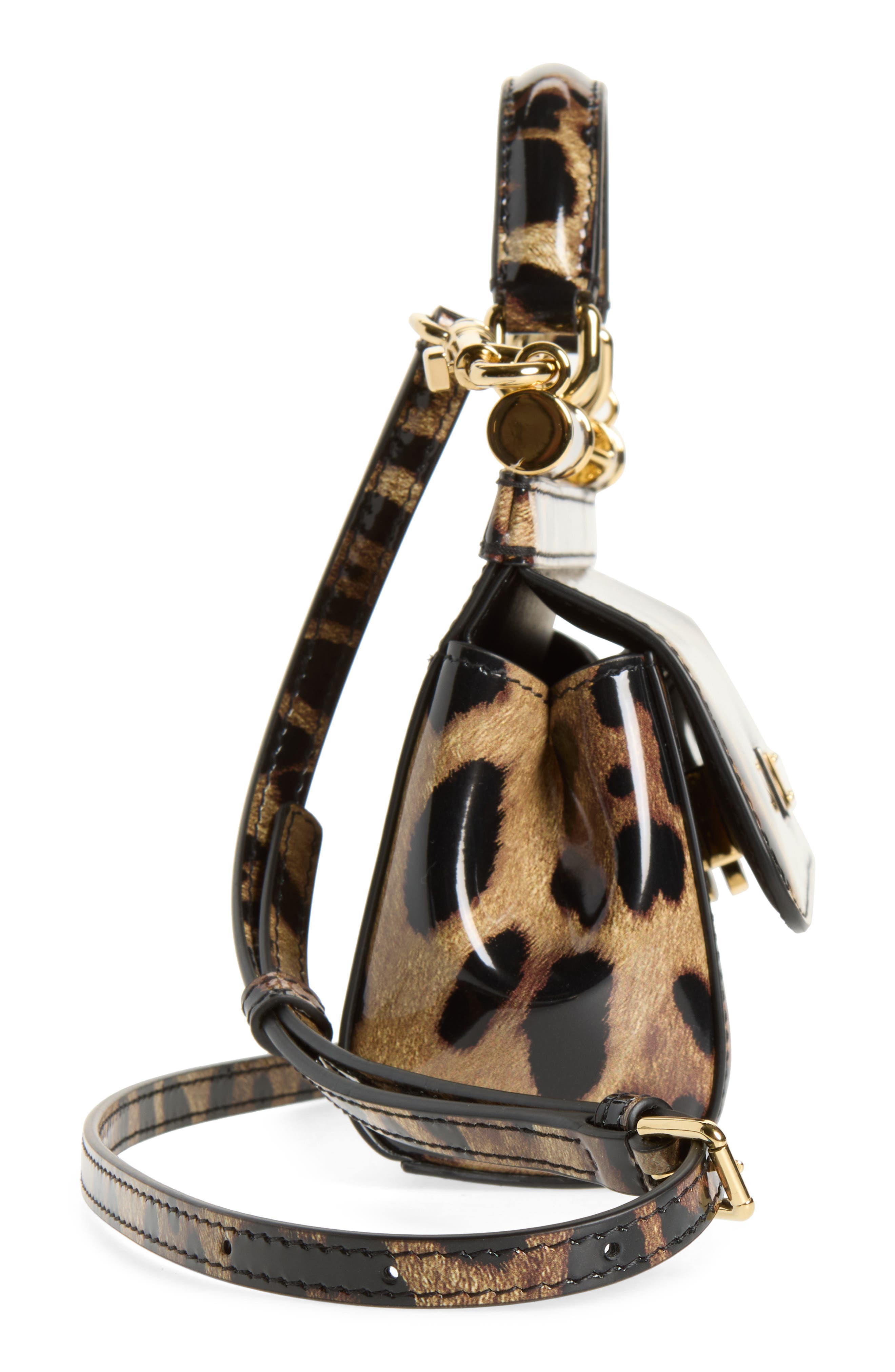 Mini Sicily Leather Top Handle Bag, Alternate, color, LEO