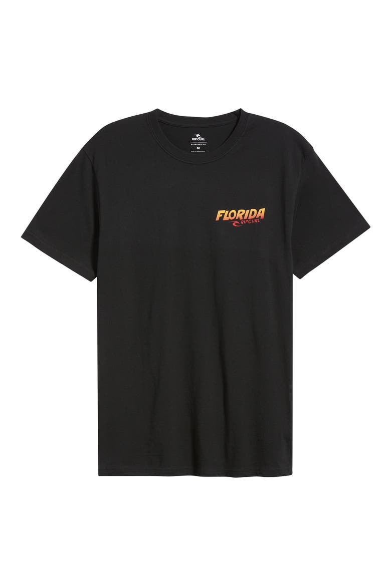 Desti Animals Cotton Graphic T-Shirt, Alternate, color, BLACK FLORIDA