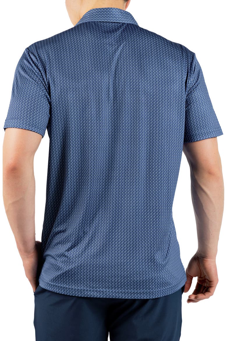 Golf Tees Print Performance Polo, Alternate, color, NAVY
