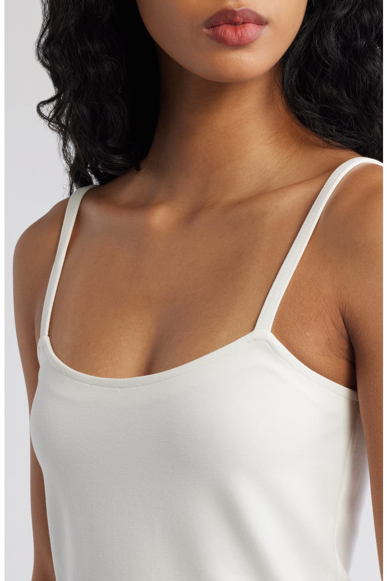 Spaghetti Strap Slip Minidress, Alternate, color, WHITE