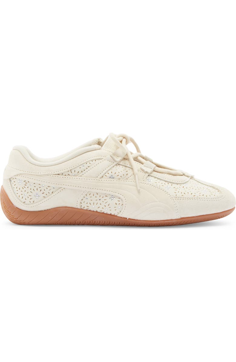 PUMA Speedcat Go Bejeweled Sneaker, Alternate, color, Alpine Snow/ Gum