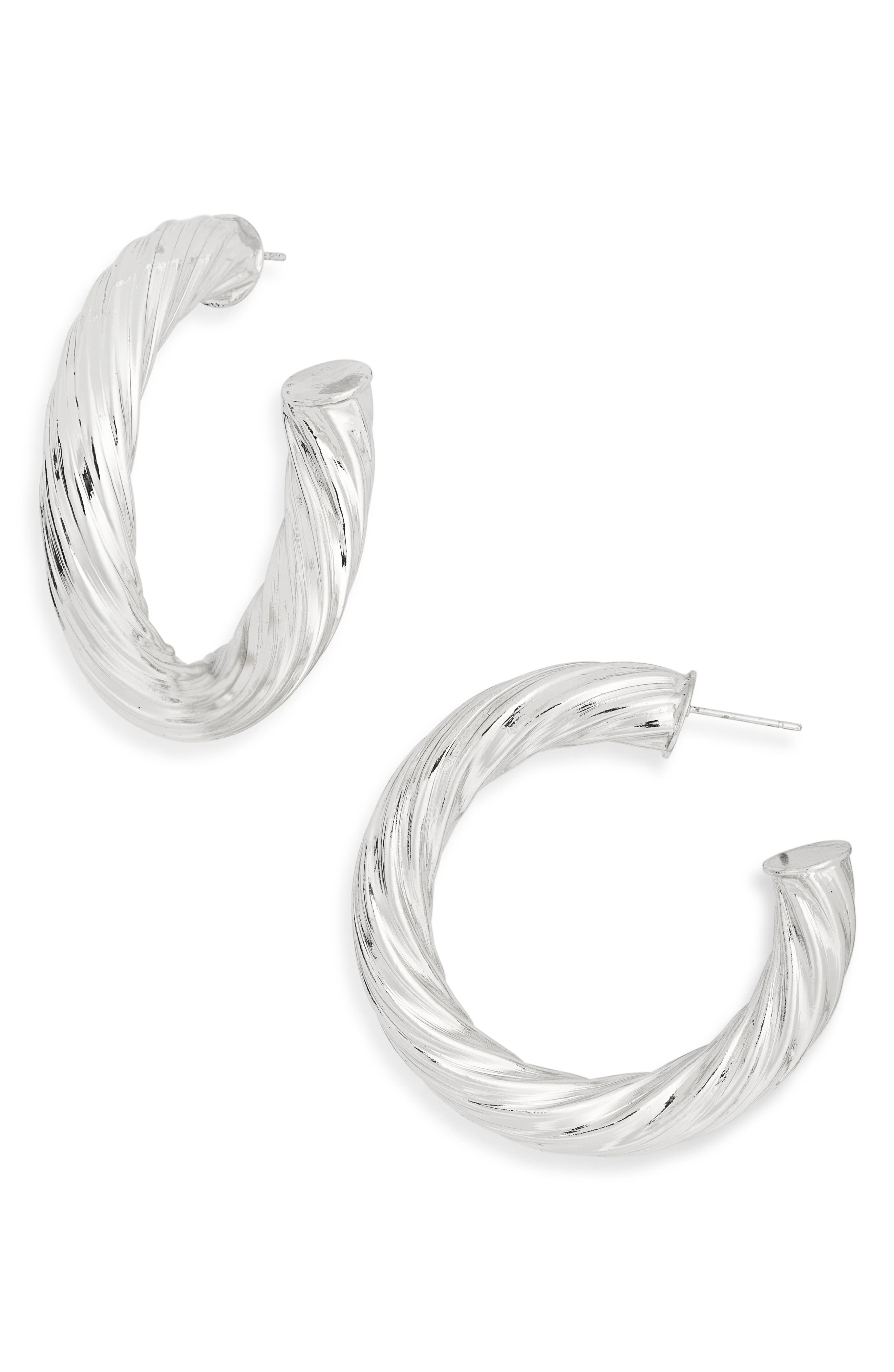 Twisted Hoop Earrings