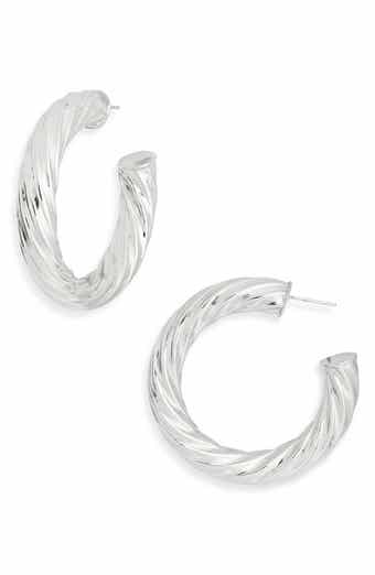 Twisted Hoop Earrings