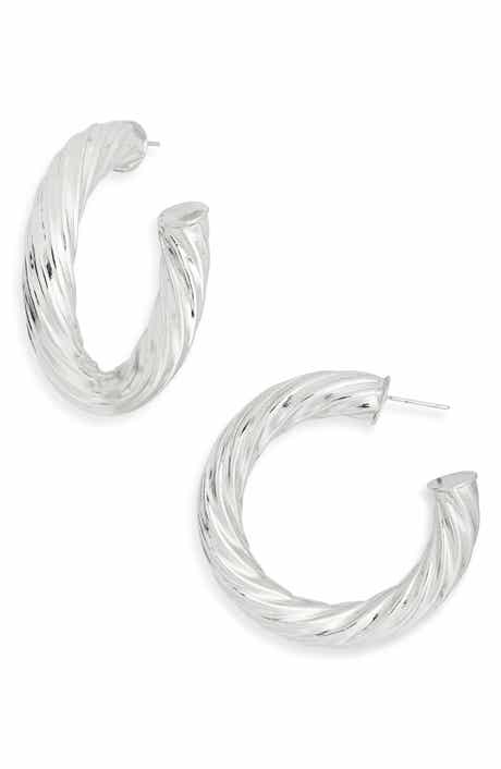 Twisted Hoop Earrings