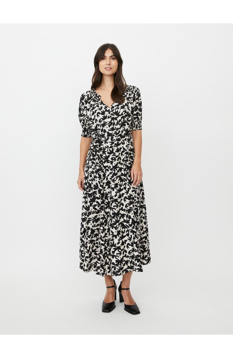 Masai Copenhagen MaNivanya Floral Midi Dress, Main, color, Black