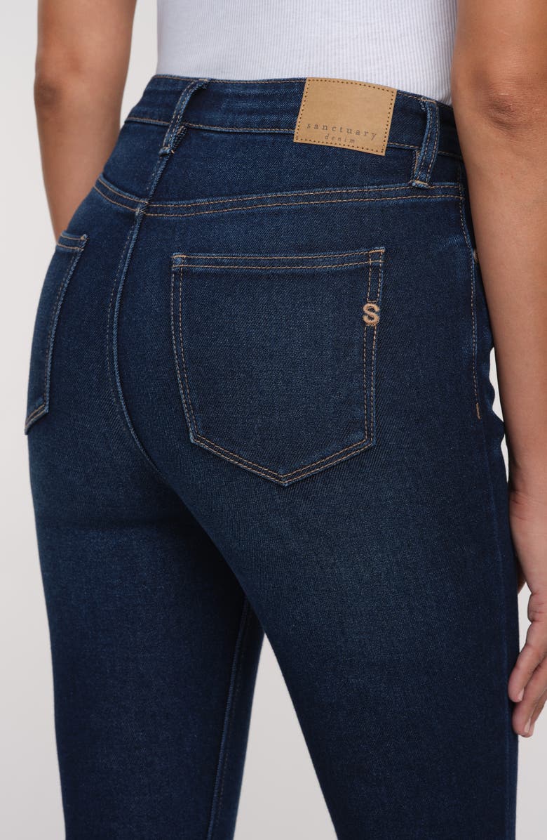 Sanctuary Denim Luna High Rise Skinny Jeans, Alternate, color, Dark Wash