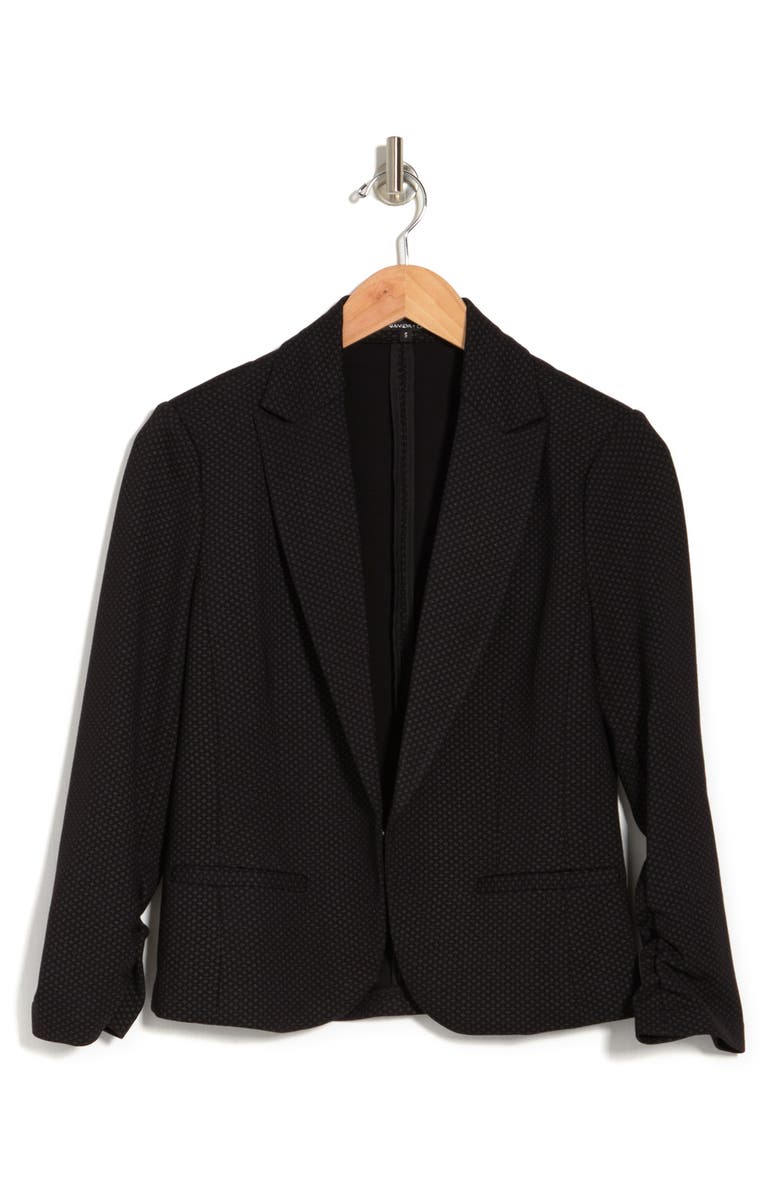 Amanda & Chelsea AMANDA AND CHELSEA Ruche Sleeve Jacket, Alternate, color, 