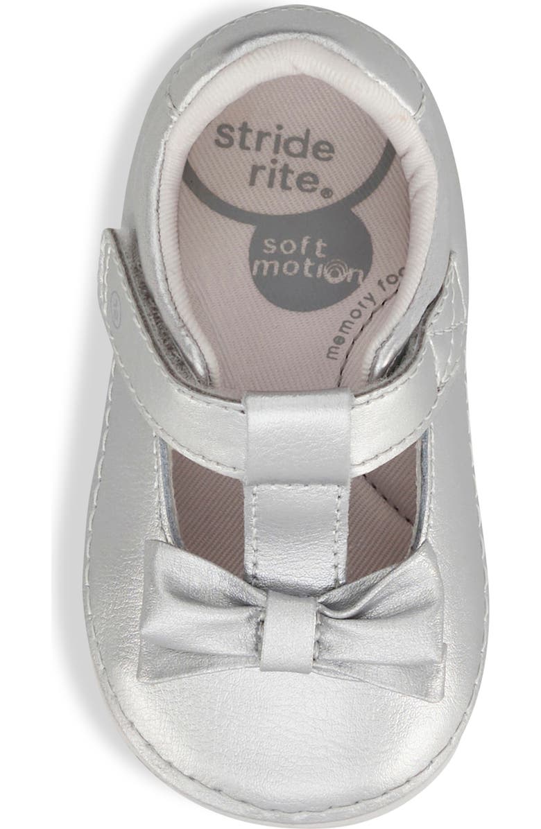 Stride Rite Kids' Faye Mary Jane, Alternate, color, Silver
