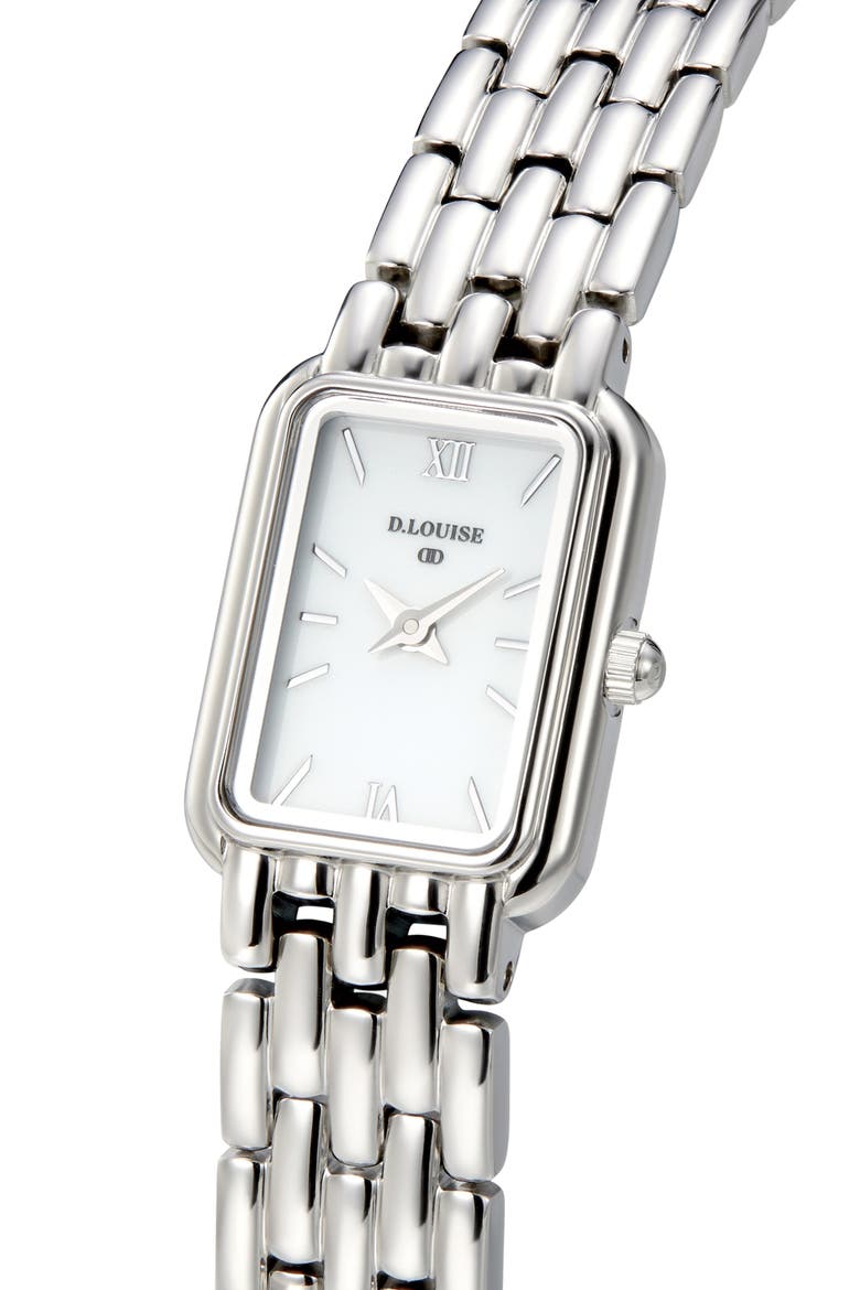 Classic Bracelet Watch, 28mm x 16mm, Alternate, color, SILVER