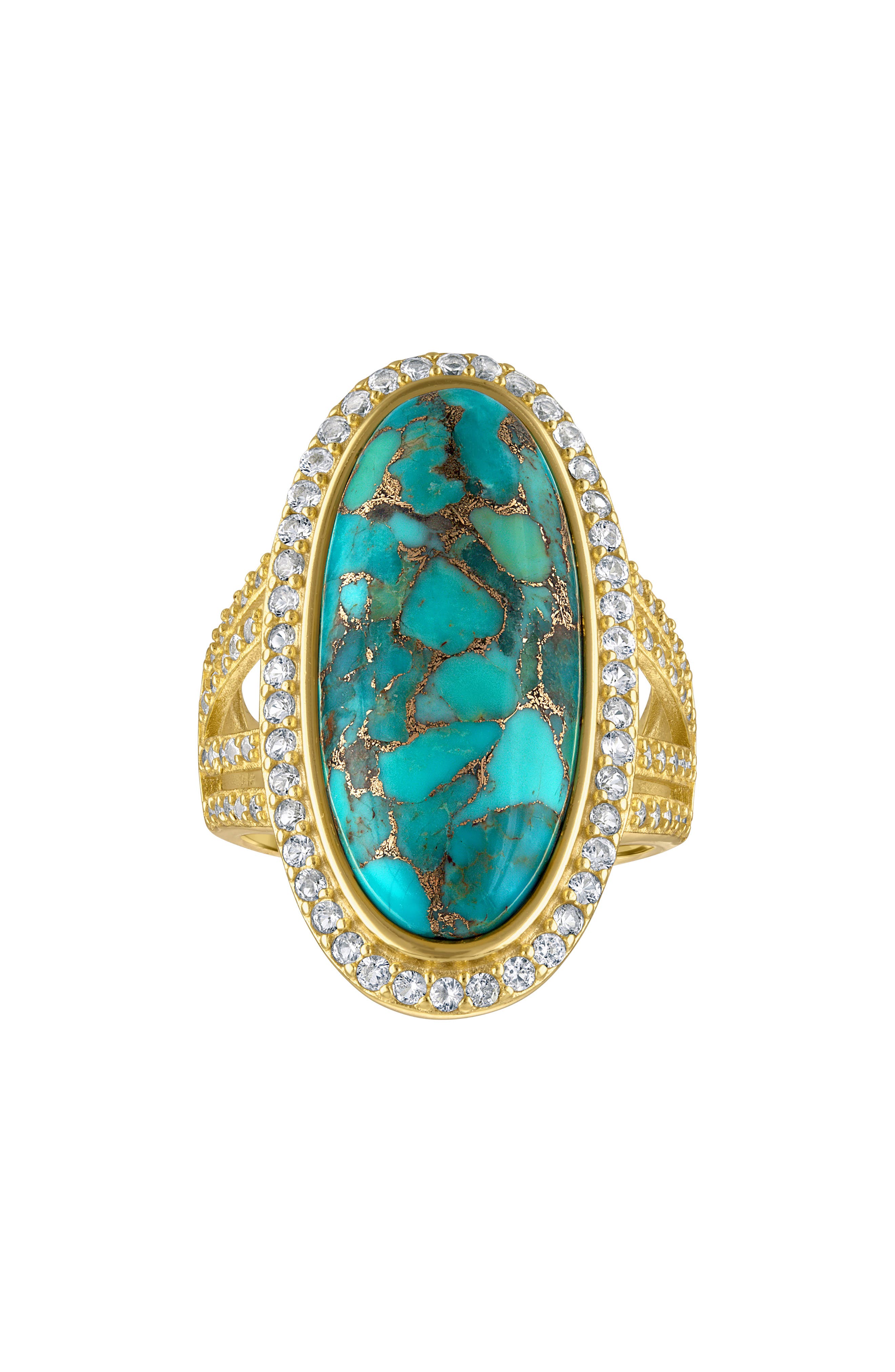 FZN Composite Turquoise Ring