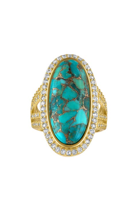 Composite Turquoise Ring