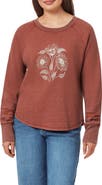 C & C California Nella Graphic Waffle Sweater
