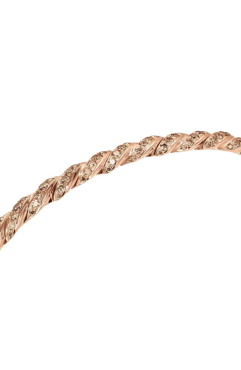 David Yurman Sculpted Cable Flex Bracelet, Alternate, color, Gold