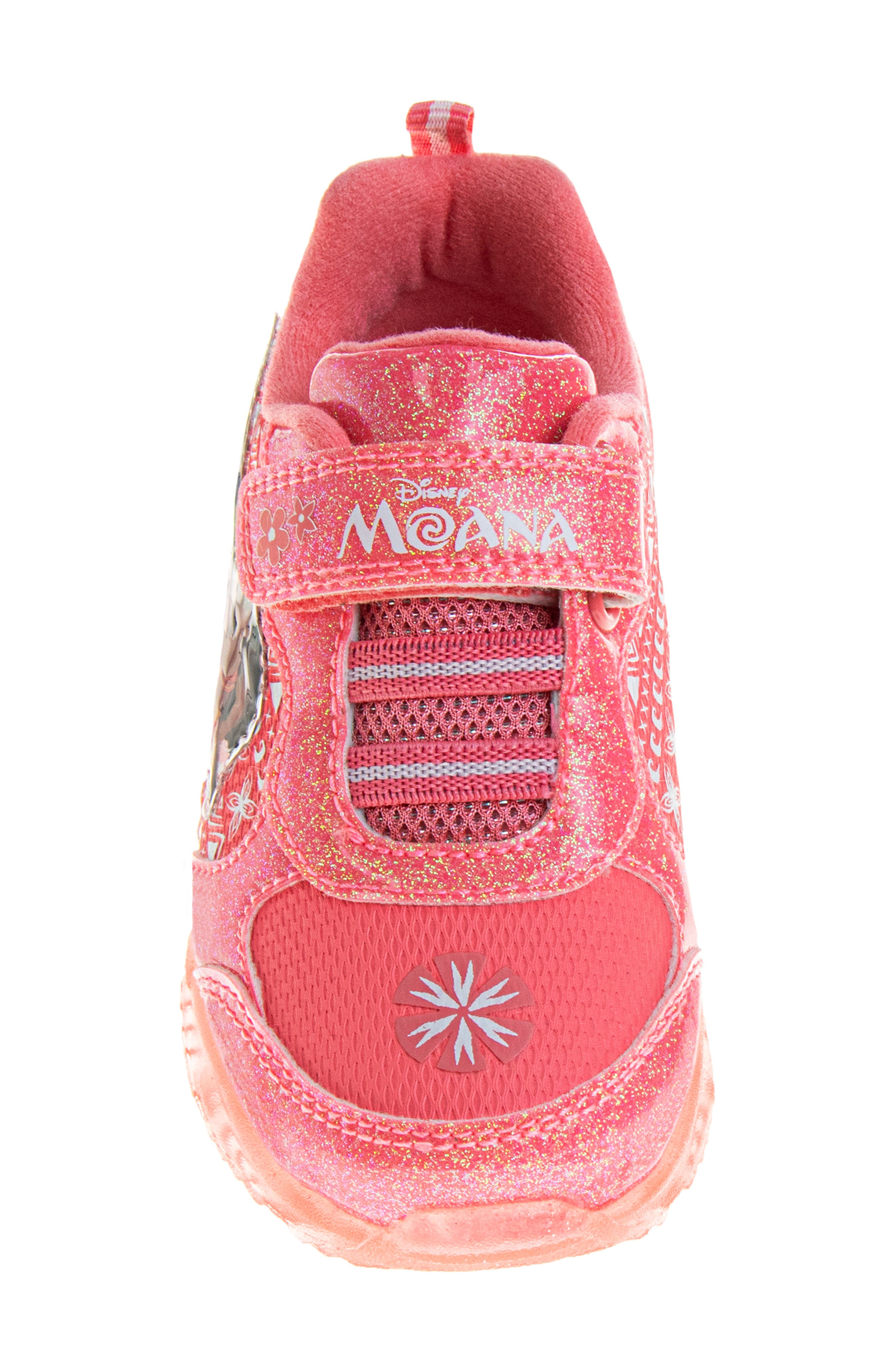 JOSMO Kids' Disney Moana Sneaker, Alternate, color, Coral