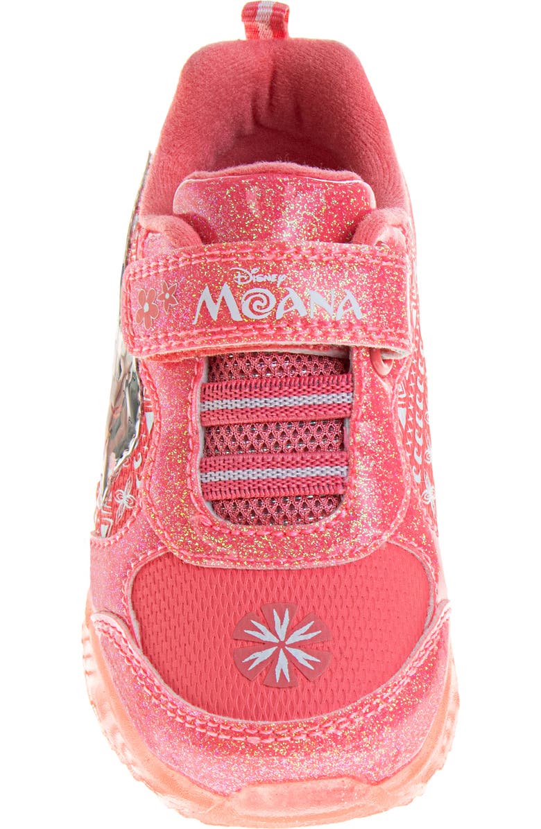 JOSMO Kids' Disney Moana Sneaker, Alternate, color, Coral