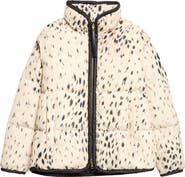 Moncler Rayonnant Animal Print Quilted Puffer Jacket
