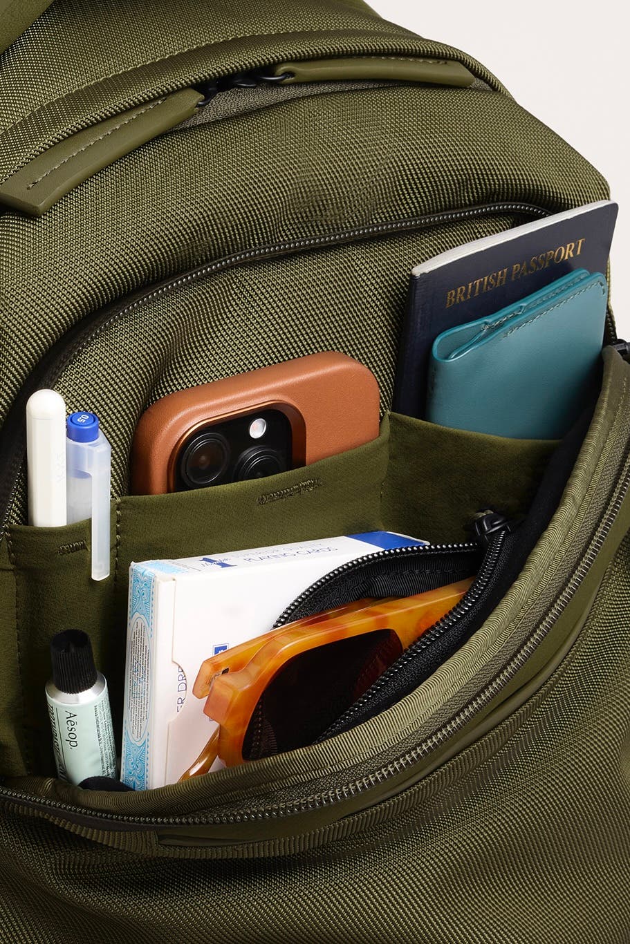 Neo Backpack, Alternate, color, Bronzed Olive