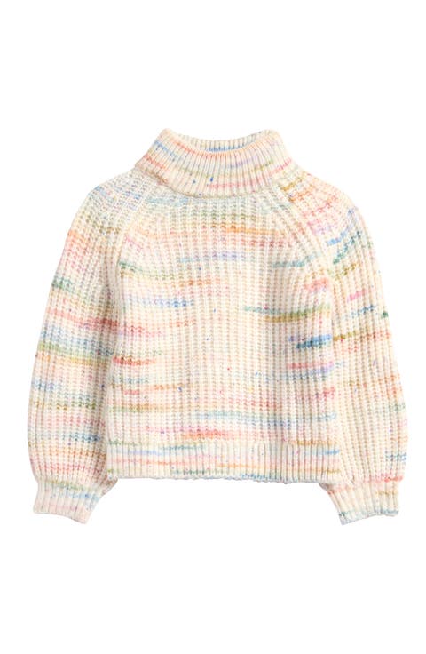 Kids' Space Dye Mock Neck Sweater (Toddler, Little Kid & Big Kid)