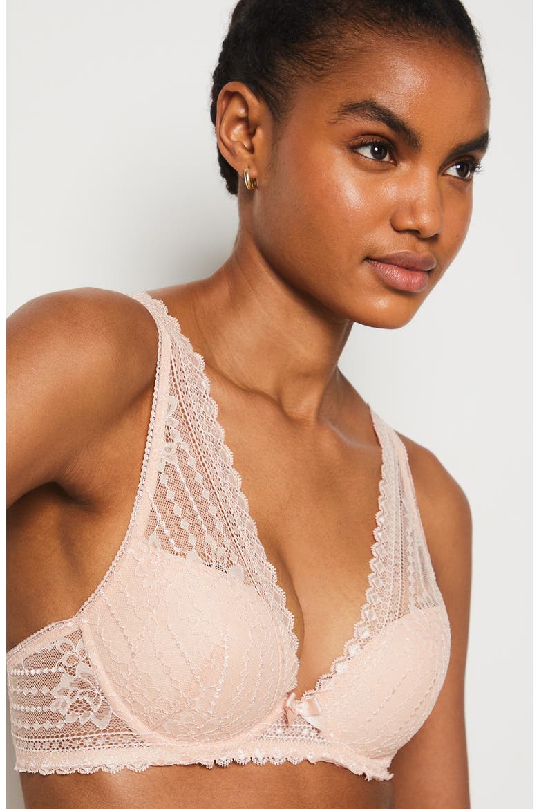 Panama N°3 Underwire Triangle Bra, Alternate, color, BLUSH