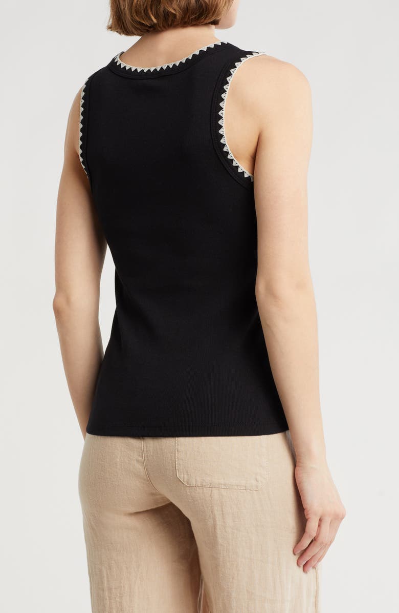 Caslon<sup>®</sup> Whipstitch Tank, Alternate, color,