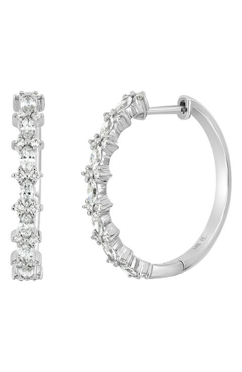 Diamond Hoop Earrings (Nordstrom Exclusive)