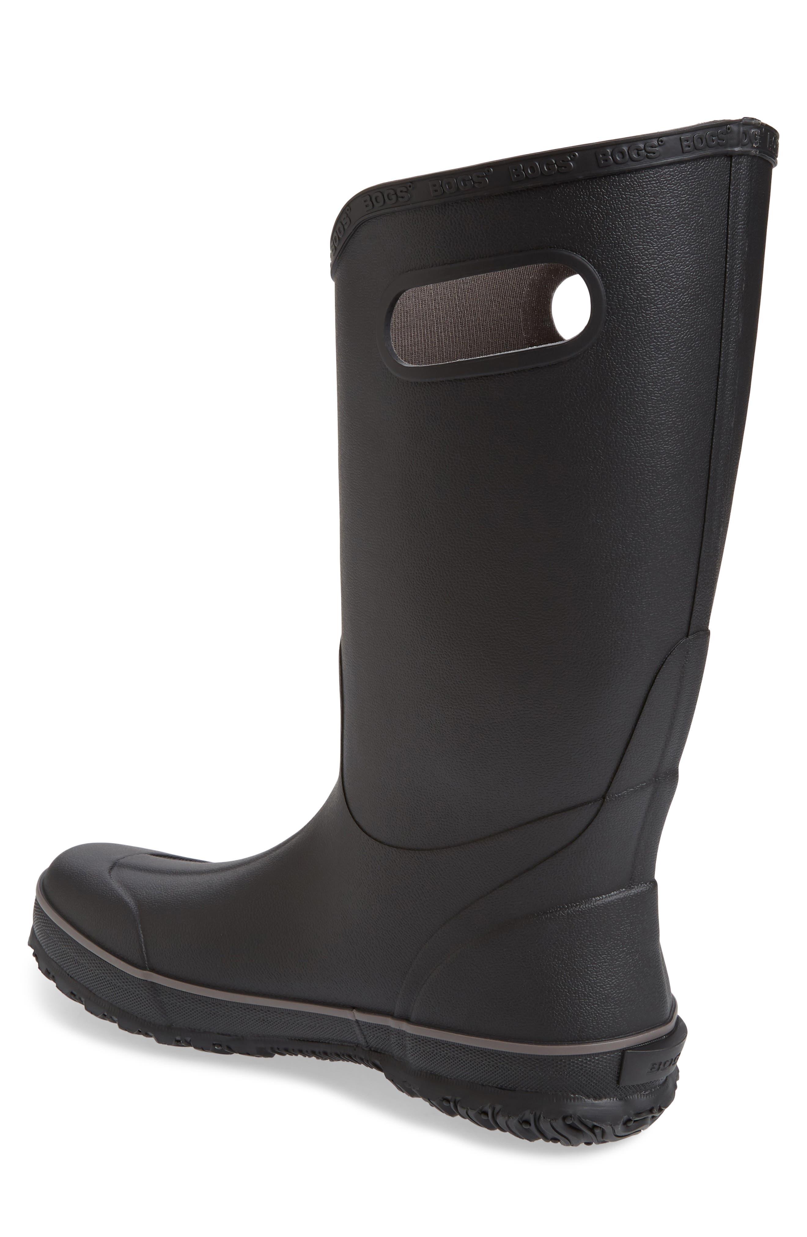 Bogs Waterproof Rain Boot, Alternate, color, Black