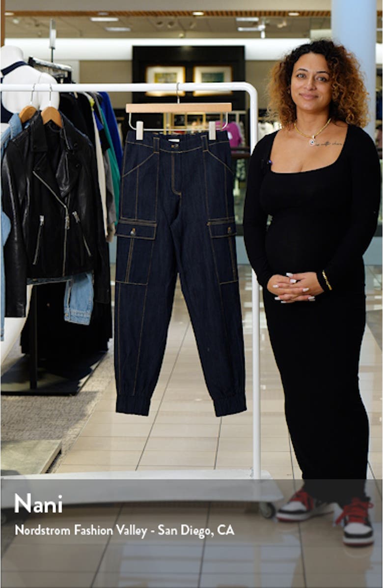 Kelly Skinny Denim Joggers, sales video thumbnail