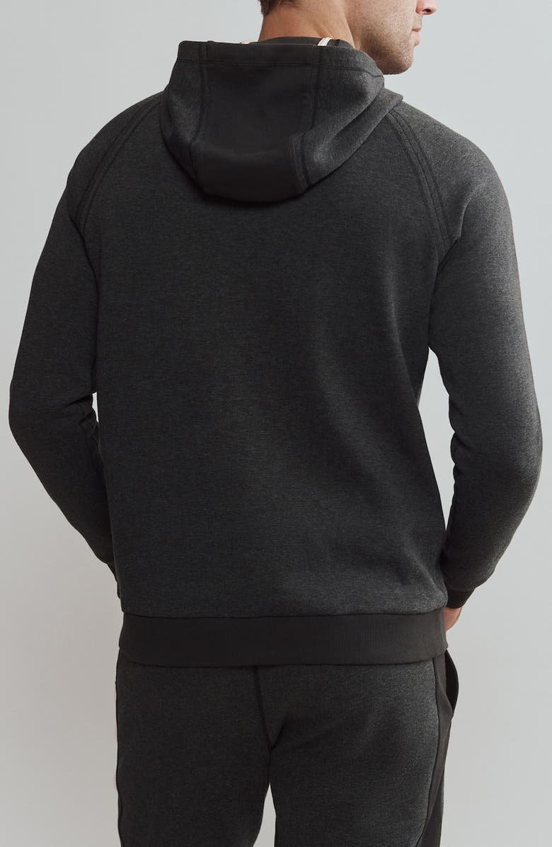 Rhone Heritage Midweight Hoodie, Alternate, color, Black Heather