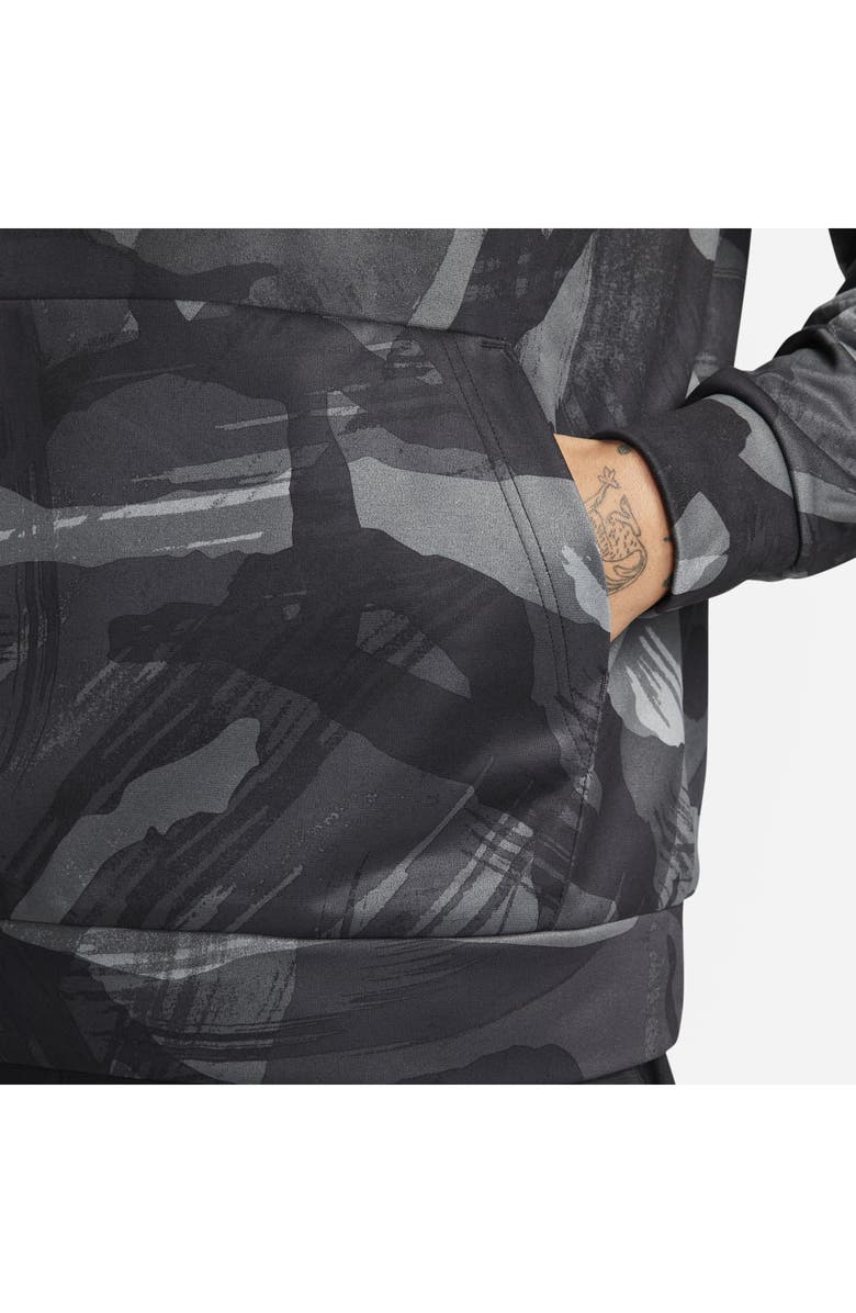 Nike Camo Print Therma-FIT Fitness Hoodie, Alternate, color,
