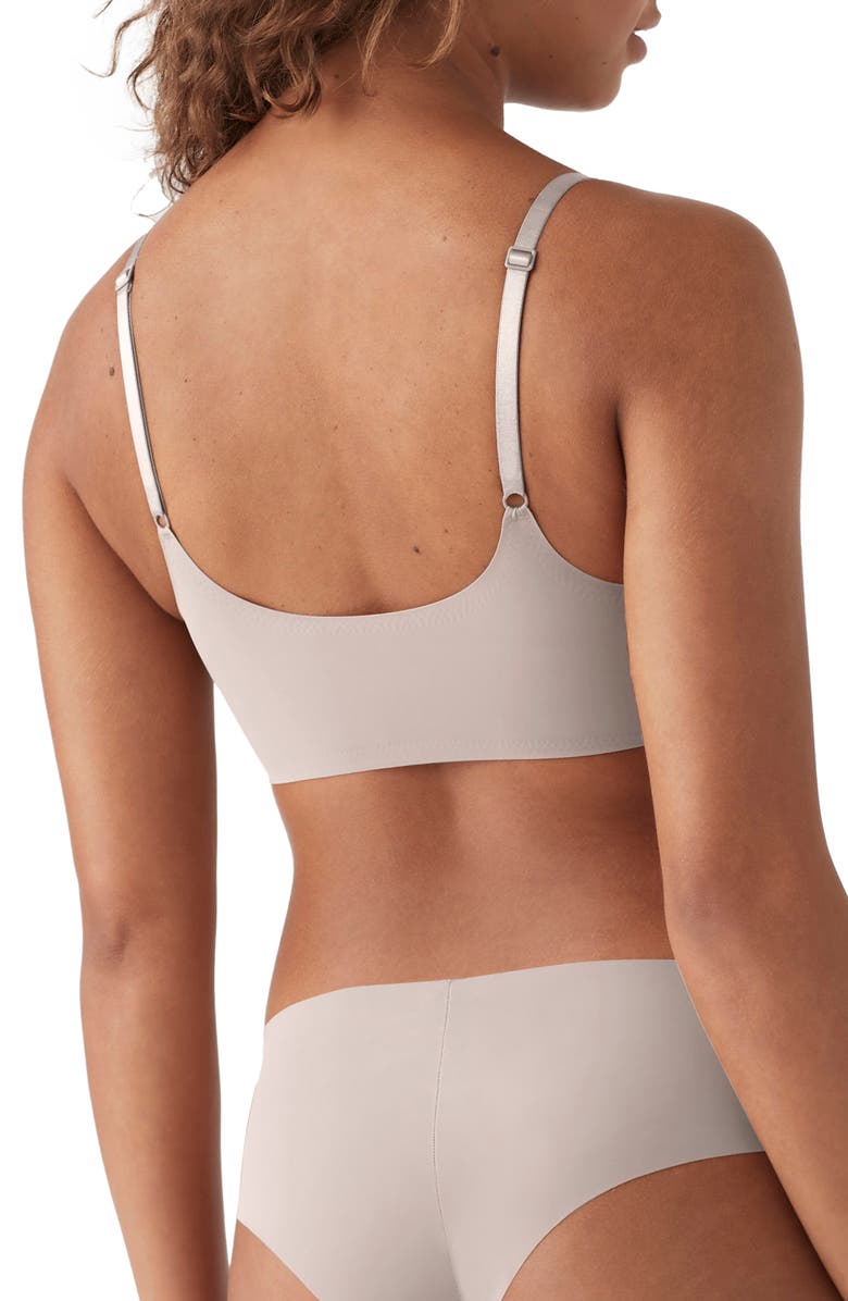 True & Co True Body Boost Scoop Neck Bralette, Alternate, color, Mink
