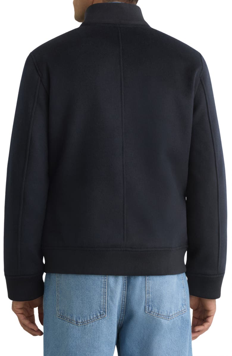 Reiss Hadley Wool Blend Jacket, Alternate, color, Navy