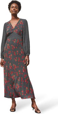 Ro&Zo Floral And Spot Mix Dress
