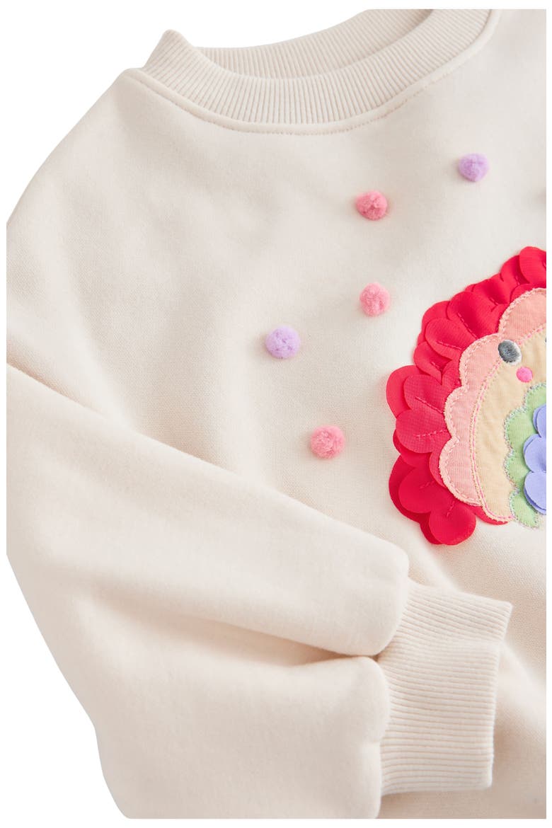 Kids' Taco Rainbow Sweatshirt, Alternate, color, CREAM