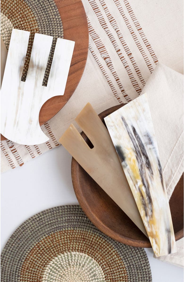 Maadili Collective Modish Salad Servers, Alternate, color, Multi