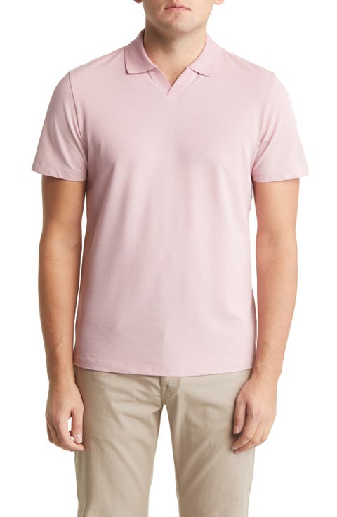 Farnsworth Short Sleeve V-Neck Piqué Polo