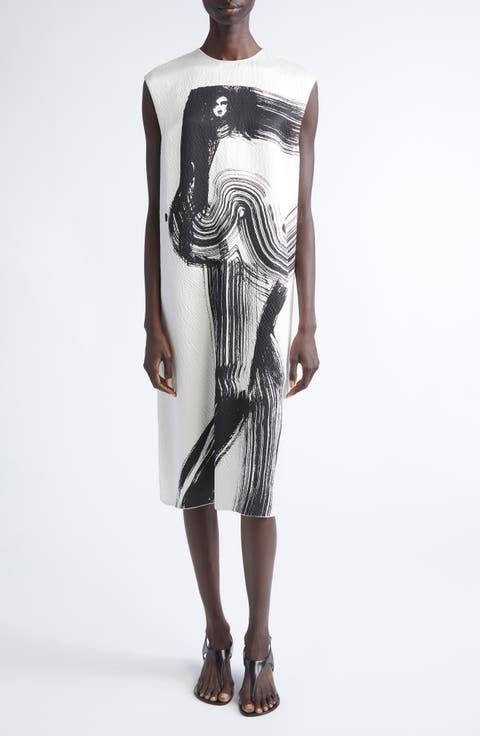 Dani Paint Print Hammered Satin